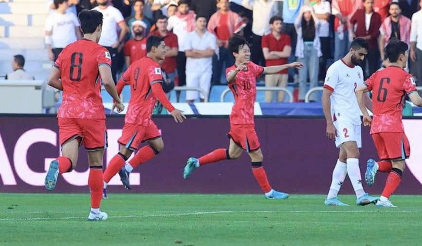 Hàn Quốc giành chiến thắng 2-0 ngay trên sân của Jordan. Ảnh: AFC